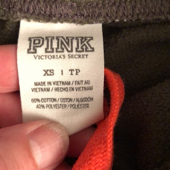 Pink Victoria Secret size small Joggers sweatpants RUN Large fits medium - Picture 7 of 11